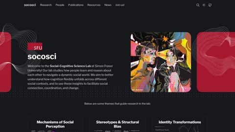 socosci homepage screenshot