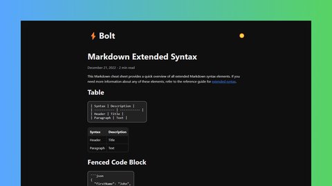 Bolt